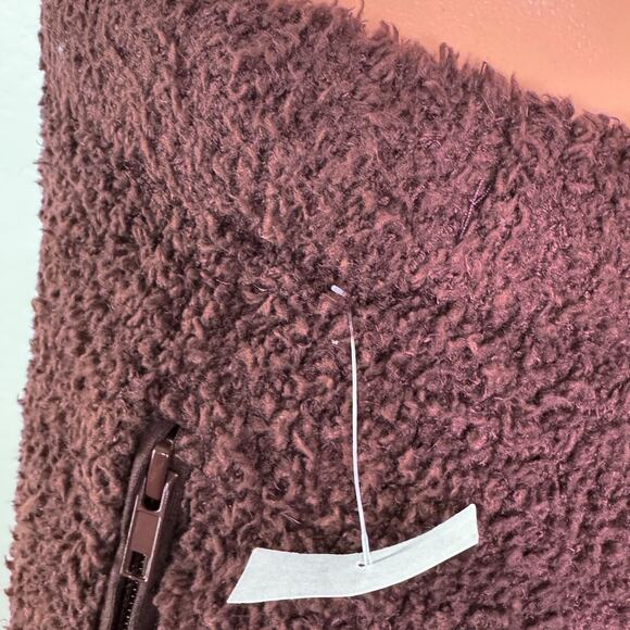 Skims Pull On Fleece Sherpa Teddy Jogger Pants Brown Cozy Loungewear 4X/5X NWT - Picture 12 of 13